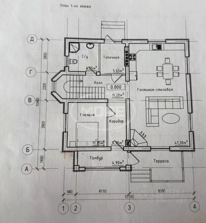 Дом в Калининградская область, Гурьевский муниципальный округ, пос. ... - Фото 1