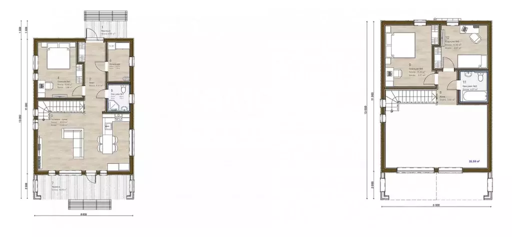 Дом в Московская область, Подольск городской округ, д. Пузиково  (160 ... - Фото 1