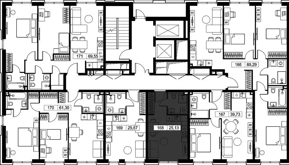 Студия Москва Северный ао, Западное Дегунино р-н, Селигер Сити жилой ... - Фото 1