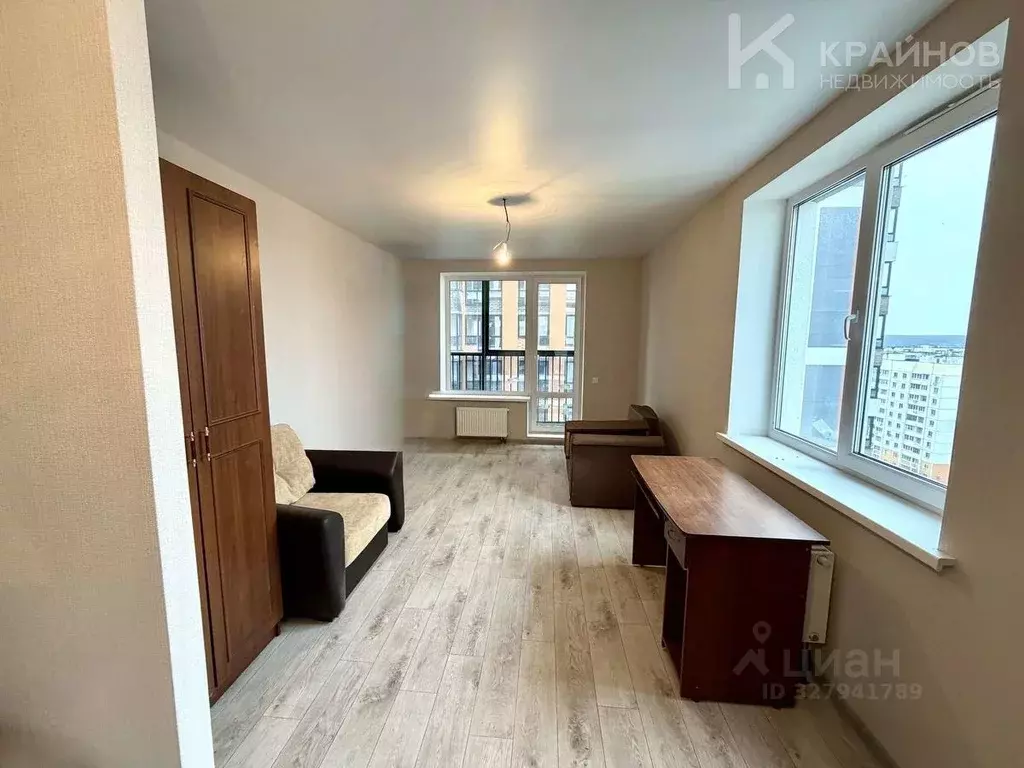 Студия Воронежская область, Воронеж Шилово мкр, ул. Теплоэнергетиков, ... - Фото 1