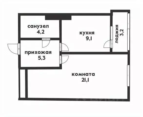 1-к кв. Краснодарский край, Геленджик Горная ул., 15С (40.5 м) - Фото 2