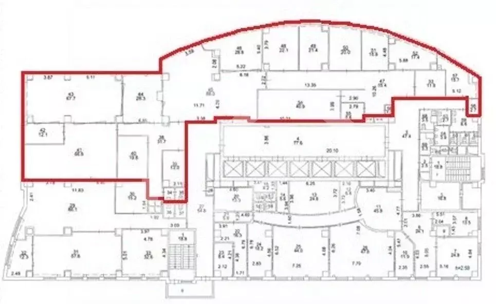 Помещение свободного назначения в Москва ул. Ивана Франко, 8 (827 м) - Фото 2