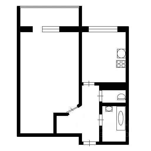 1-к кв. Чувашия, Чебоксары бул. Анатолия Миттова, 5 (37.1 м) - Фото 2