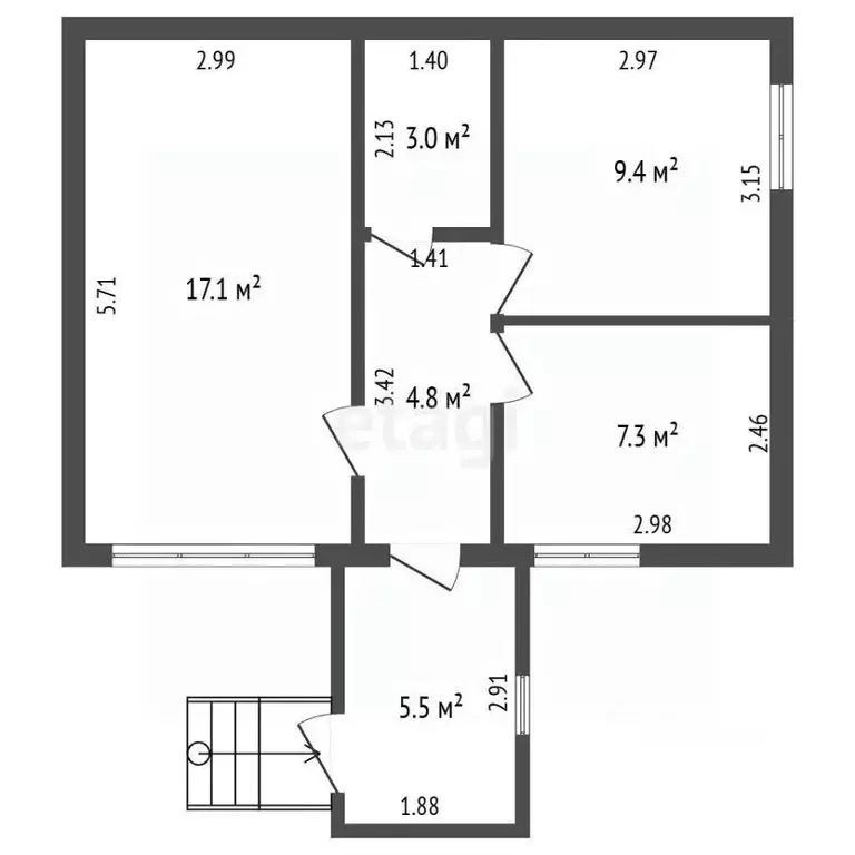 Дом в Ханты-Мансийский АО, Ханты-Мансийск Восточный мкр, 74 (50 м) - Фото 1