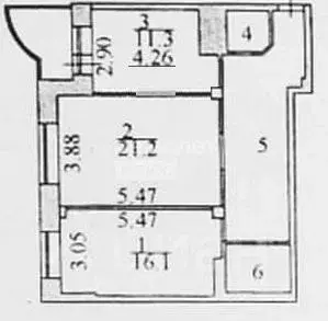 2-к кв. Ханты-Мансийский АО, Сургут ул. Маяковского, 7 (72.0 м) - Фото 1