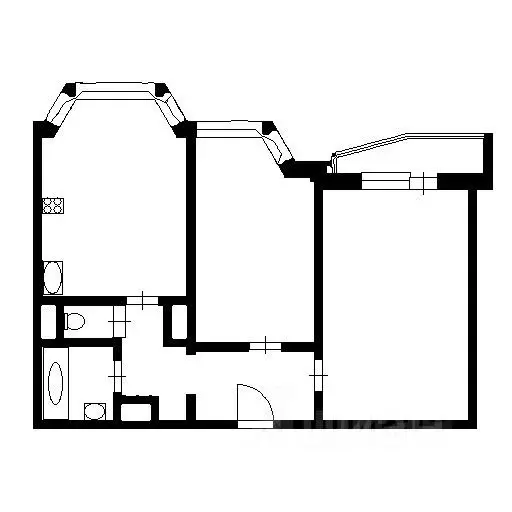 2-к кв. Московская область, Красногорск бул. Красногорский, 32 (60.5 ... - Фото 2