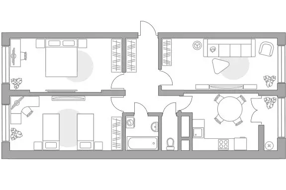 3-комнатная квартира: Балашиха, улица Яганова, 1 (71.87 м) - Фото 1
