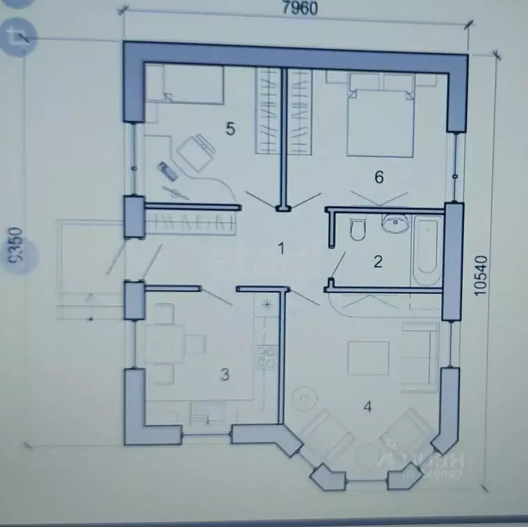 Дом в Смоленская область, Сафоново Парковая ул., 11 (83 м) - Фото 1