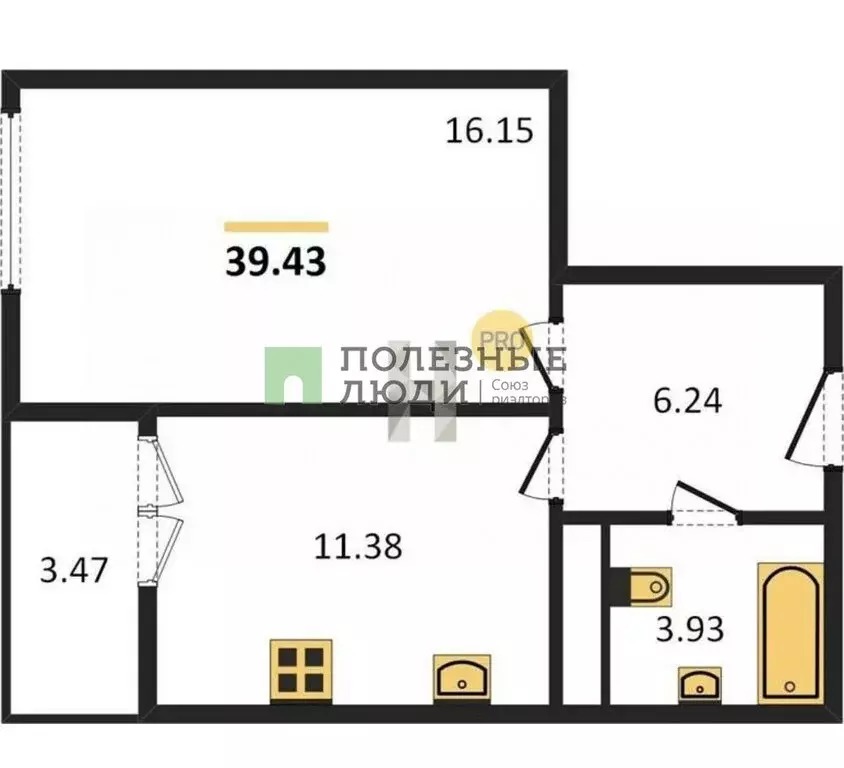 1-комнатная квартира: Ижевск, улица Шишкина, 24В (39.45 м) - Фото 0