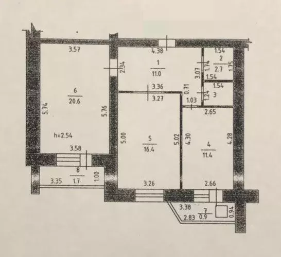 Продаётся 2-к квартира, 64 м - Фото 1