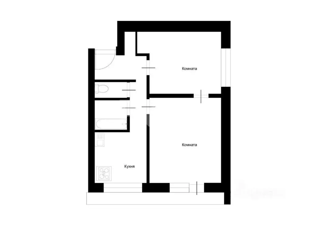 2-к кв. Москва Часовая ул., 25К2 (38.0 м) - Фото 2
