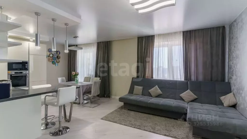 2-к кв. Тюменская область, Тюмень Ямская ул., 86 (92.4 м) - Фото 1