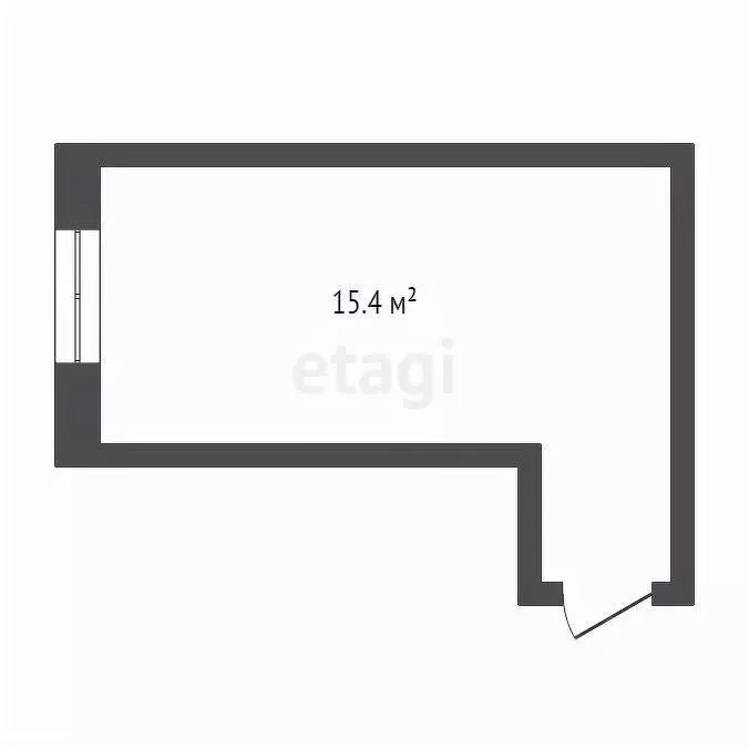 1-к кв. Красноярский край, Красноярск ул. Гастелло, 19 (15.4 м) - Фото 2