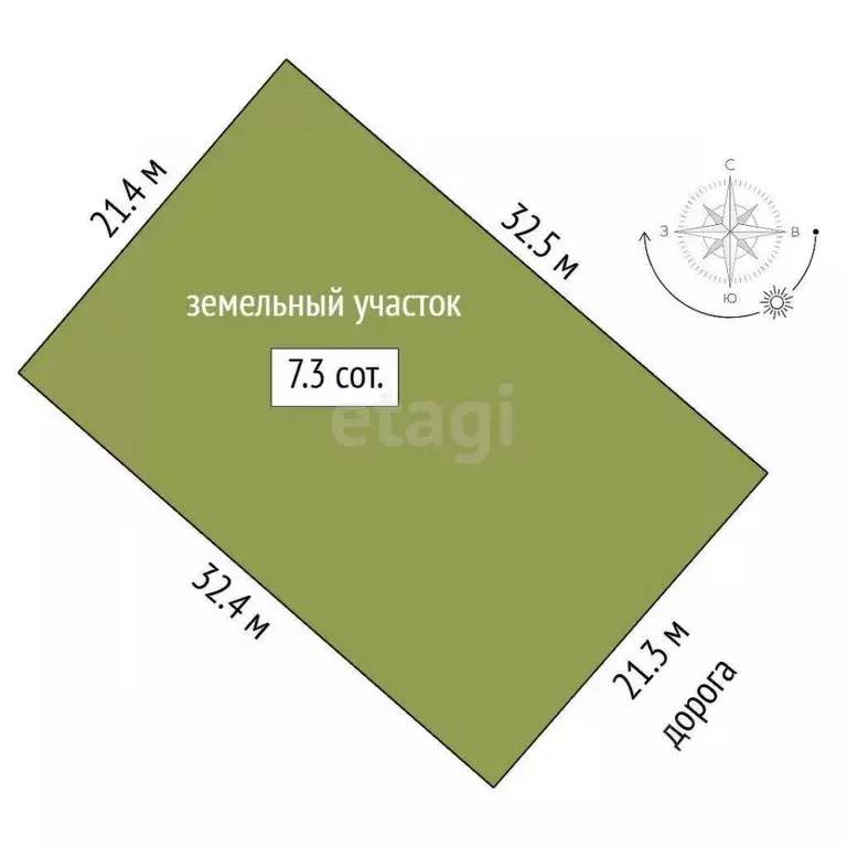 Участок в Тюменская область, Тюменский муниципальный округ, с. Кулига, ... - Фото 2