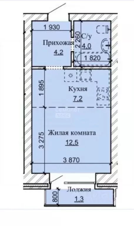 1-к кв. Алтайский край, Барнаул городской округ, Южный рп ул. Герцена, ... - Фото 0