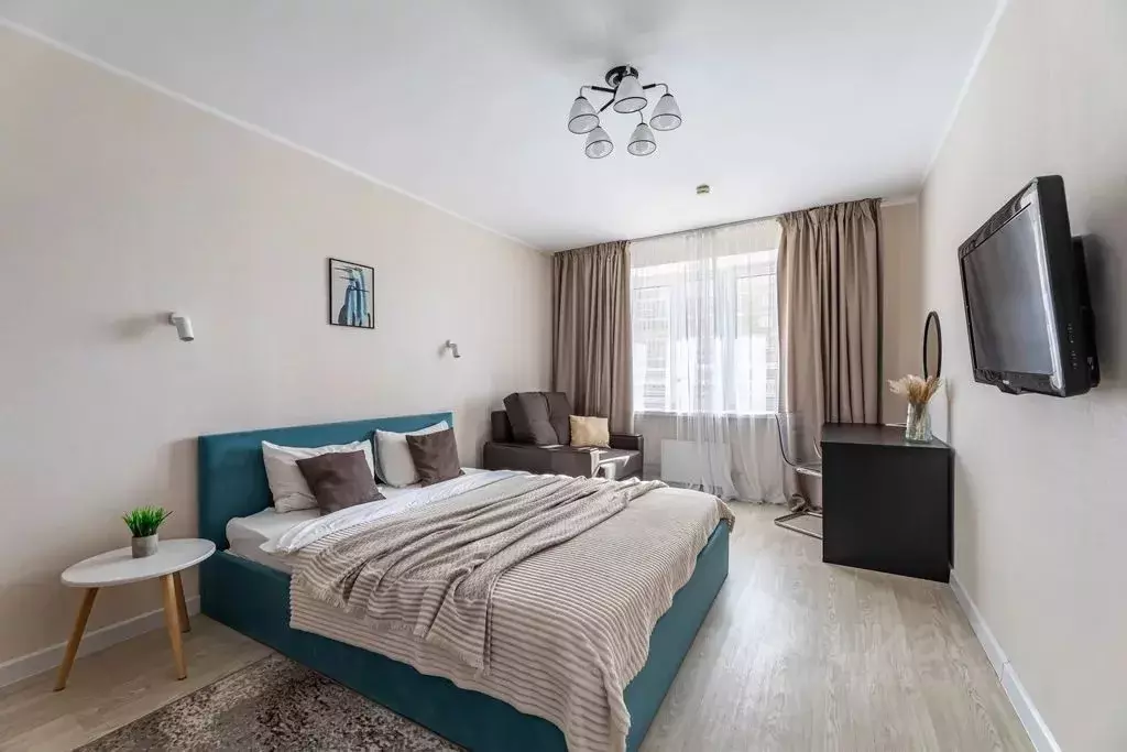 1-к кв. Татарстан, Казань ул. Чингиза Айтматова, 5 (36.0 м) - Фото 1