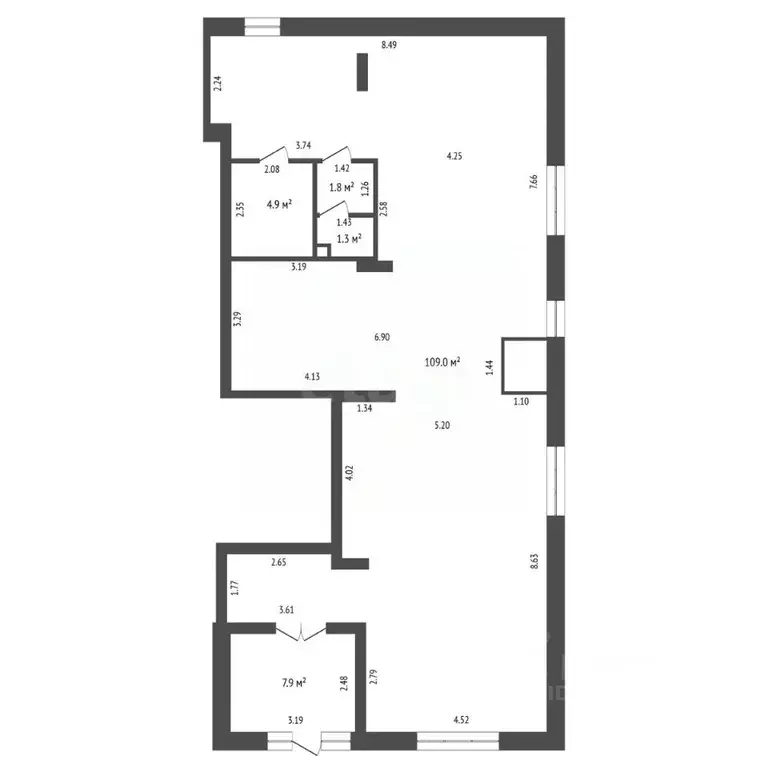 Помещение свободного назначения в Тюменская область, Тюмень ул. ... - Фото 1