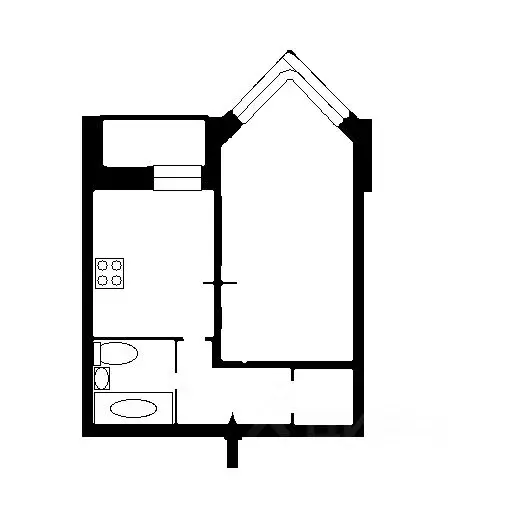 1-к кв. Санкт-Петербург Выборгское ш., 15 (42.0 м) - Фото 2