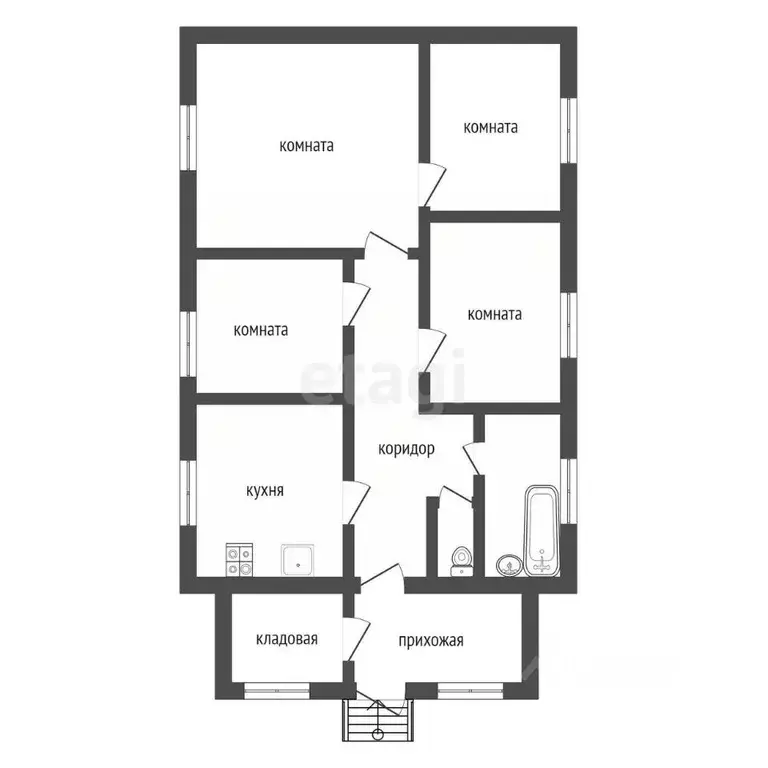 Дом в Воронежская область, с. Семилуки ул. Строителей, 30 (169 м) - Фото 1