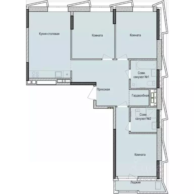 3-к кв. Татарстан, Казань Седьмое Небо жилрайон, Унай жилой комплекс ... - Фото 0