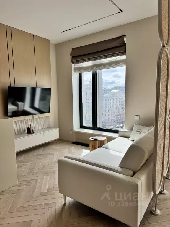 Студия Москва ул. 1-я Ямского Поля, 1к1 (34.0 м) - Фото 1