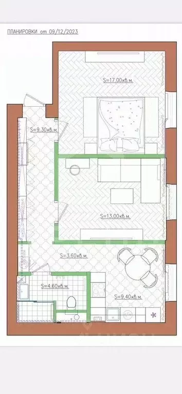 2-к кв. Санкт-Петербург Московский просп., 195 (58.0 м) - Фото 2