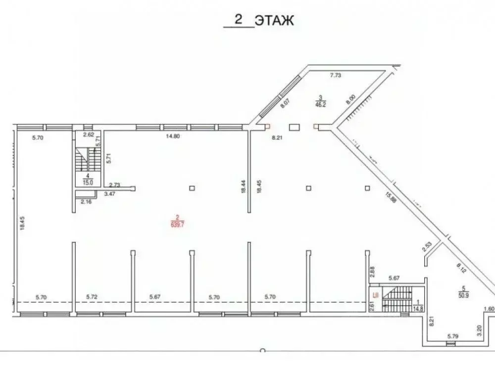 Торговая площадь в Москва Мосфильмовская ул., 55 (766 м) - Фото 0