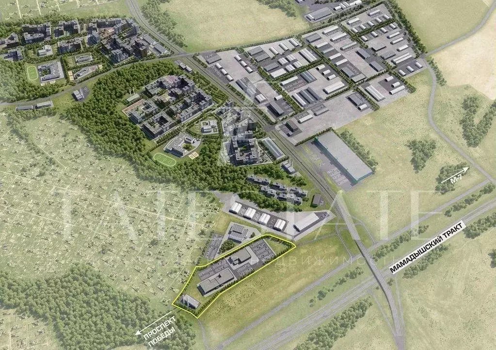 Участок в Татарстан, Казань ул. Мамадышский Тракт (50.0 сот.) - Фото 2