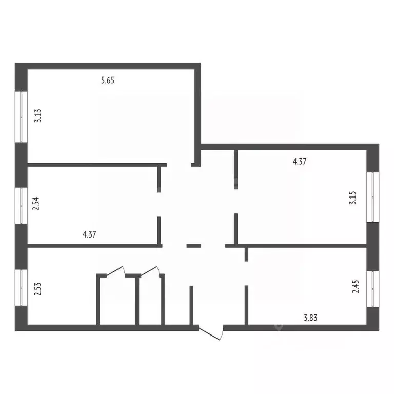 4-к кв. Красноярский край, Красноярск ул. Светлова, 3 (77.5 м) - Фото 1