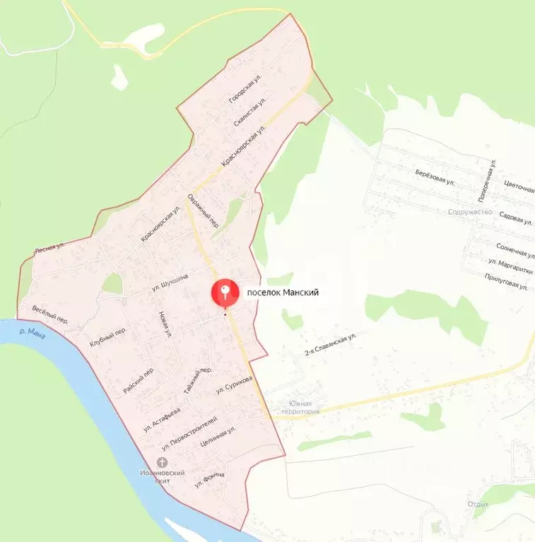 Участок в Красноярский край, Дивногорск городской округ, пос. Манский  ... - Фото 1