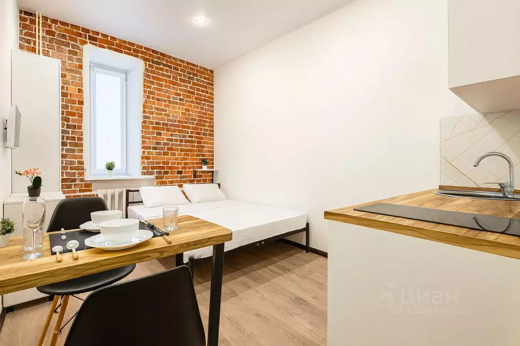 1-к кв. Москва 4-й Сыромятнический пер., 3/5С3 (20.0 м) - Фото 2