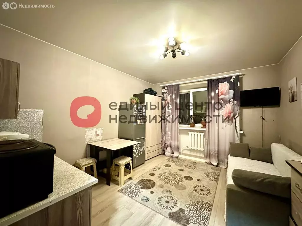 Квартира-студия: Тюмень, микрорайон Матмасы, Пражская улица, 28 (20.1 ... - Фото 2