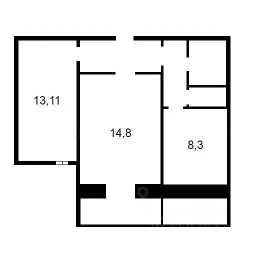 2-к кв. Тульская область, Тула ул. Революции, 12 (50.9 м) - Фото 1