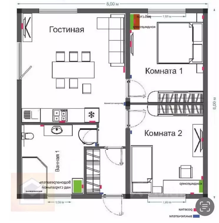 Дом в Севастополь ш. Монастырское, 88В (100 м) - Фото 0