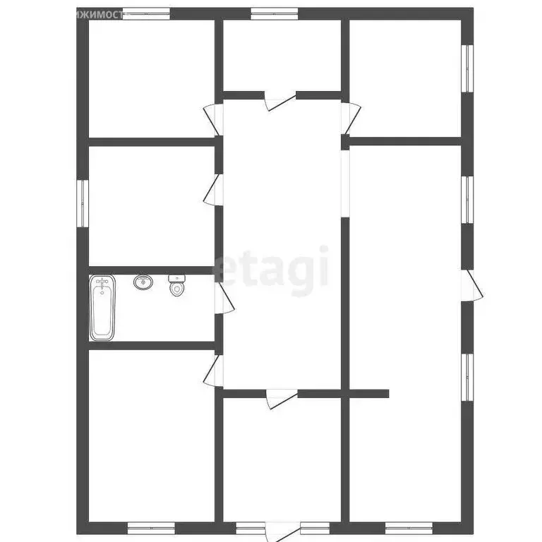 Дом в село Усть-Заостровка, Звёздная улица (166 м) - Фото 1