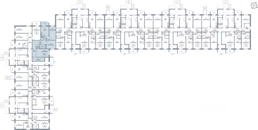 3-к кв. Ханты-Мансийский АО, Нефтеюганск 4-й мкр, 4к1 (106.9 м) - Фото 1