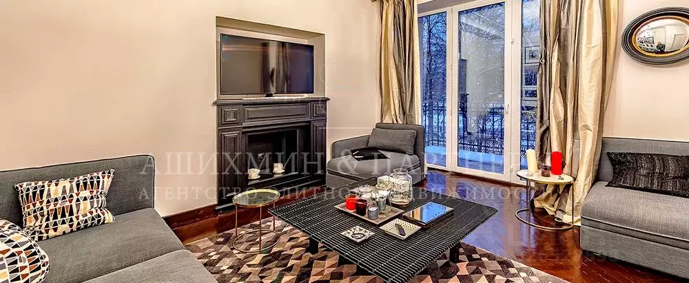 3-к кв. Москва Малая Бронная ул., 36 (74.0 м) - Фото 1