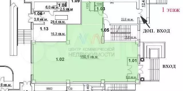 151 м2 свободного назначения в центре на Пушкина - Фото 0