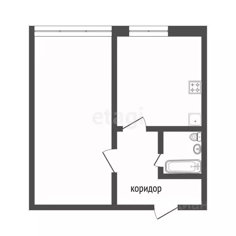 1-к кв. Воронежская область, Воронеж ул. 121-й Стрелковой Дивизии, 58 ... - Фото 1