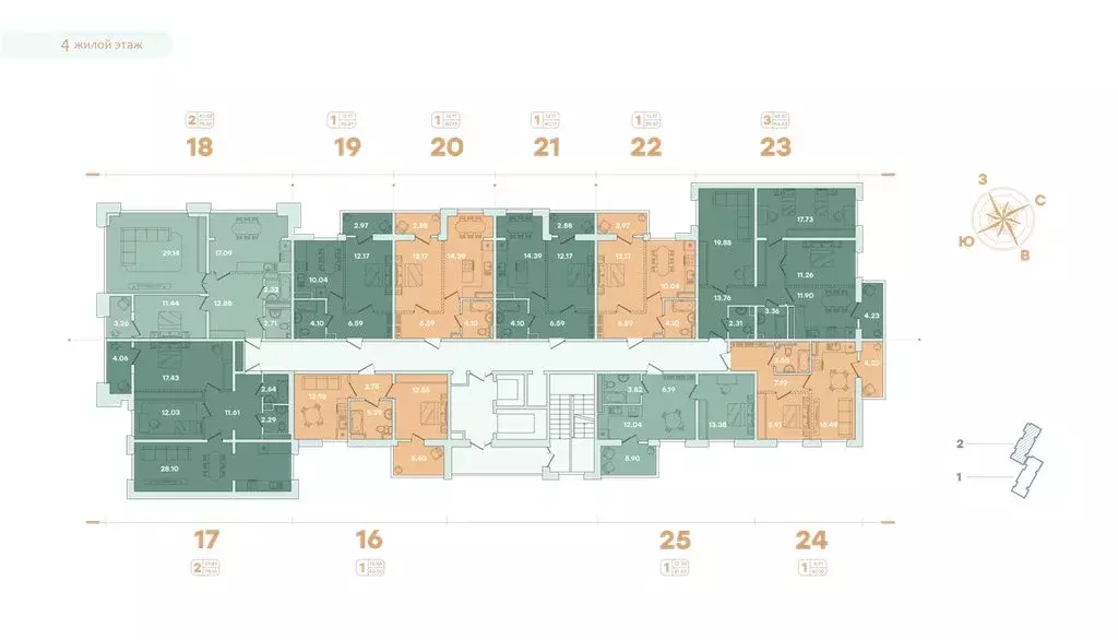 1-комнатная квартира: Иркутск, улица Петрова, 18 (40.13 м) - Фото 1