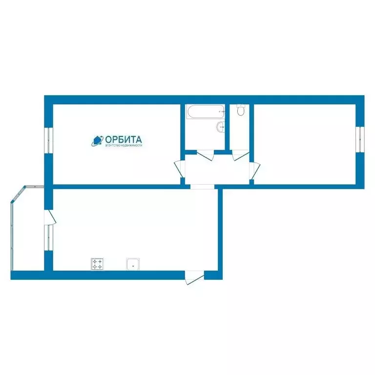 2-комнатная квартира: Тюмень, Кремлёвская улица, 89 (66 м) - Фото 1