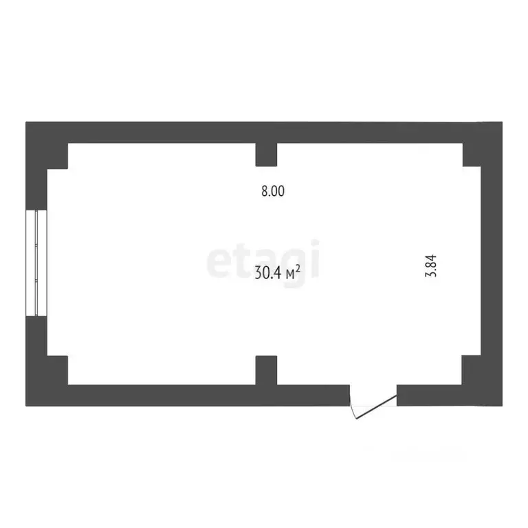 Студия Крым, Ялта ш. Южнобережное, 50 (30.4 м) - Фото 1