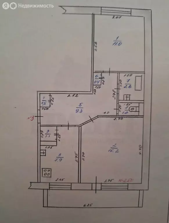 2-комнатная квартира: Шадринск, улица Автомобилистов, 74 (52.6 м) - Фото 0