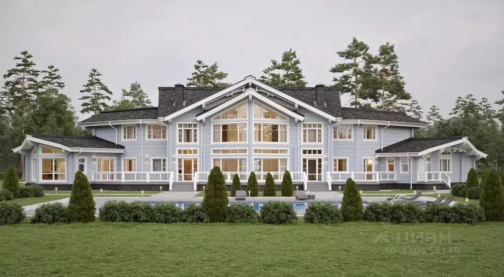 Коттедж в Ленинградская область, Всеволожский район, Куйвозовское ... - Фото 1