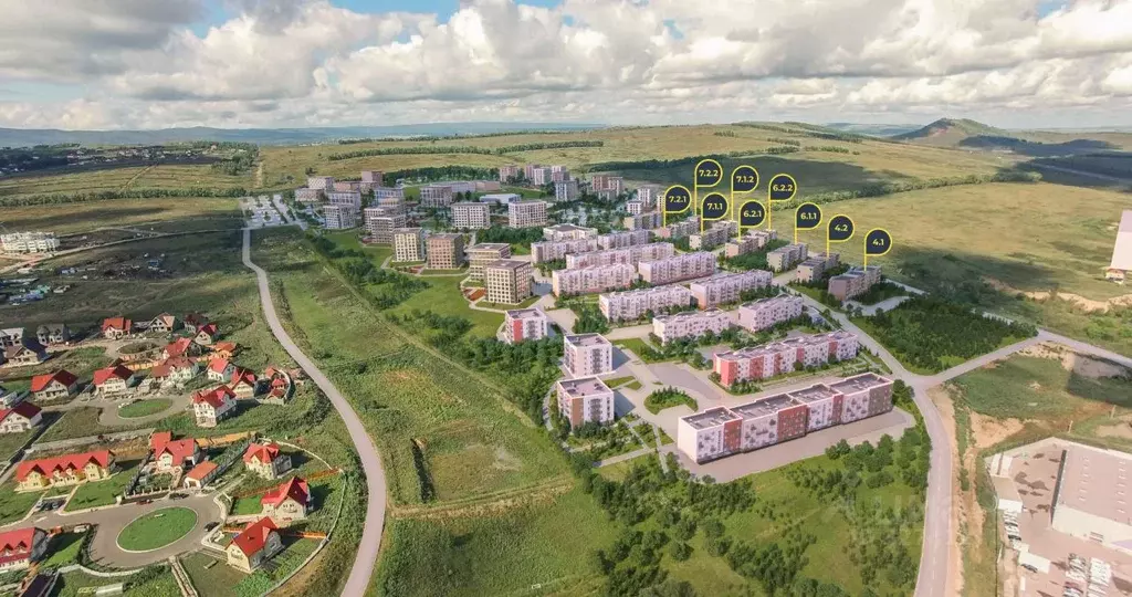 1-к кв. Красноярский край, Красноярск городской округ, пос. Солонцы ... - Фото 2