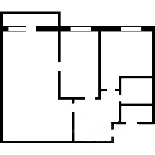 2-к кв. Брянская область, Брянск ул. Никитина, 13 (42.3 м) - Фото 1