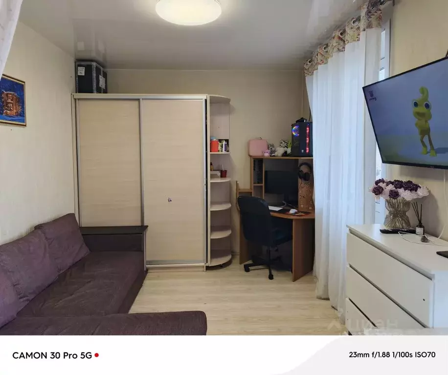 2-к кв. Новосибирская область, Новосибирск Рубежная ул., 33/1 (34.8 м) - Фото 1