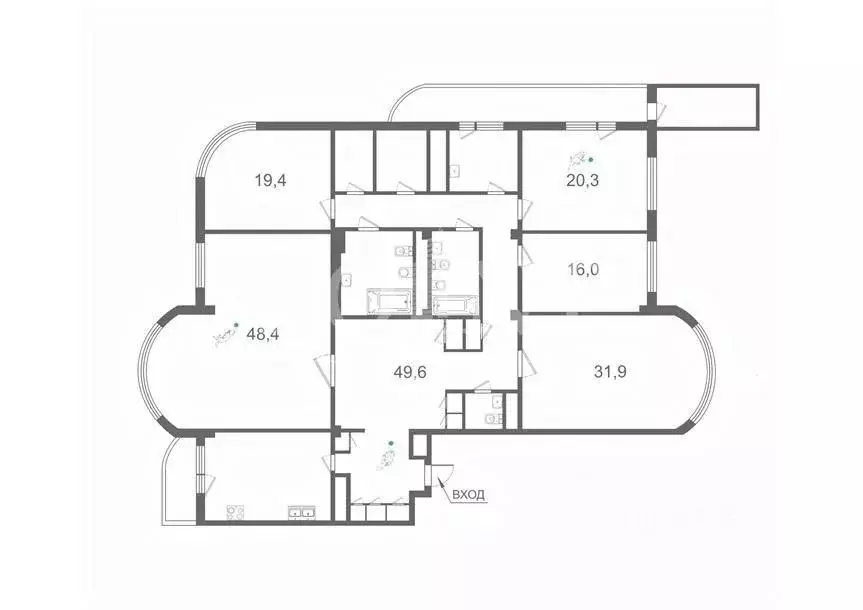 5-к кв. Москва Новочеремушкинская ул., 71/32 (240.0 м) - Фото 2