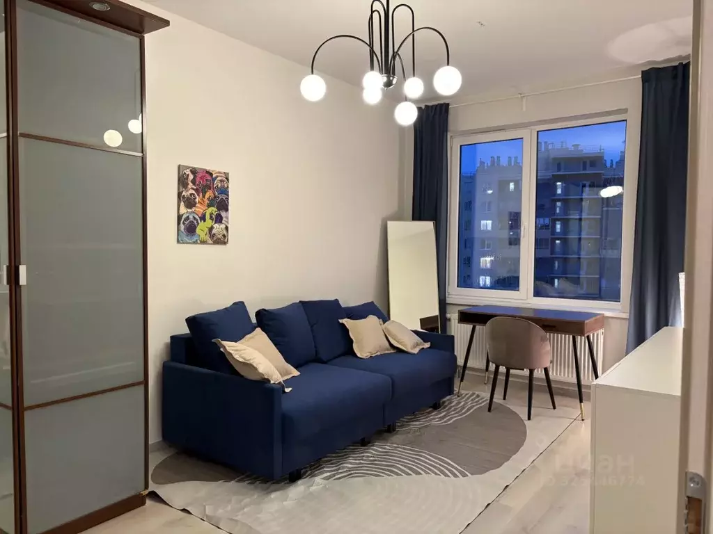 1-к кв. Санкт-Петербург ул. Верхне-Каменская, 5 (33.0 м) - Фото 1