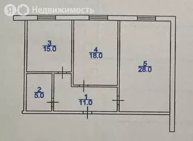 2-комнатная квартира: Махачкала, Юго-Восточная улица, 70Ак1 (77 м) - Фото 1